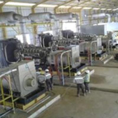 Máy phát điện Diesel 10×1,5MW của Indonesia