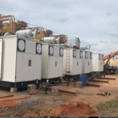 Máy phát điện khí đốt tự nhiên Nigeria 20 ×600kW,2×500kW